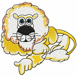 Lion Embroidery Design 2